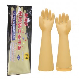 H1009-3 春洋耐酸碱乳胶手套本色A60CM/双